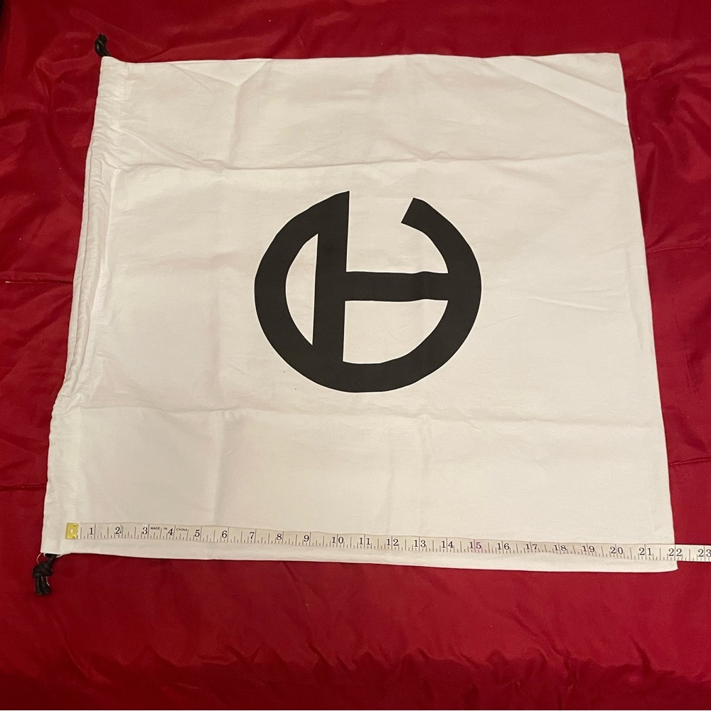 Telfar | White & Black Logo Drawstring Dust Bag Brand New, Pre Owned, Never Used - Picture 13 of 13